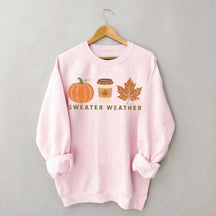 Cozy Autumn Sweater Weather Sweatshirt