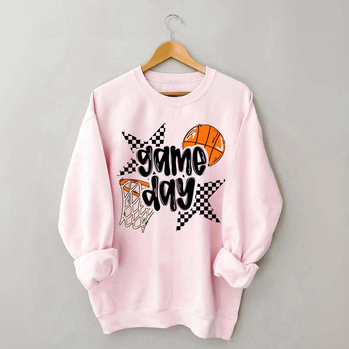 Game Day Basketball Go Team Sweatshirt