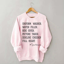 Uniform Washer Water Filler Sport Mom Sweatshirt