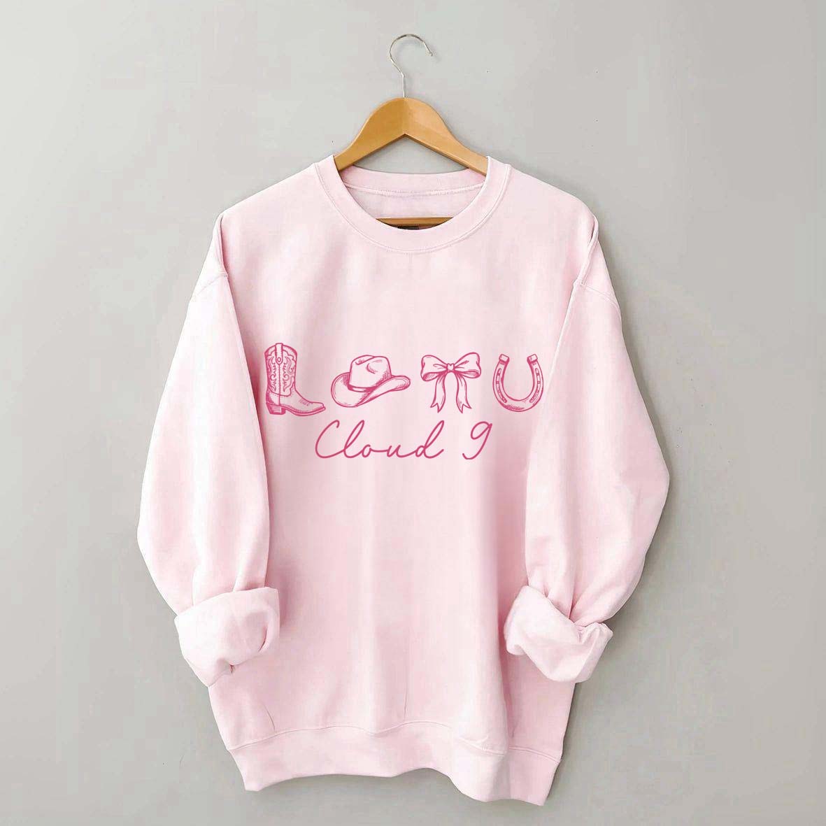 Cloud 9 Coquette Cowgirl Sweatshirt