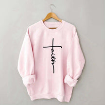 Faith Cross Love and Grace Sweatshirt