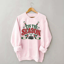 Tis The Season Hockey Merry Christmas Sweatshirt