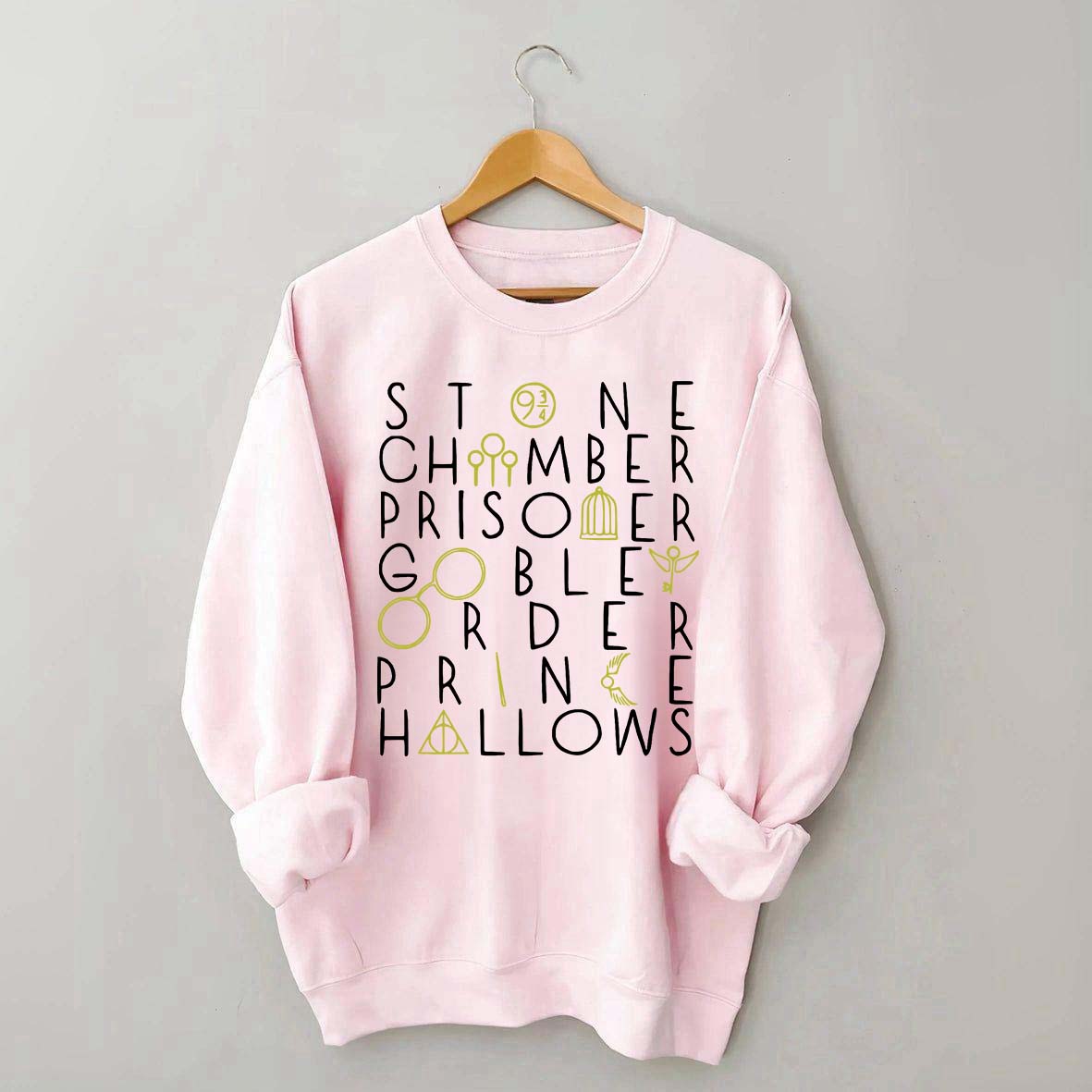 Wizard Book Titles Sweatshirt