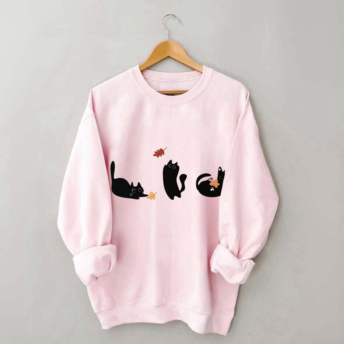 Comfort Colors Black Cats Fall Sweatshirt