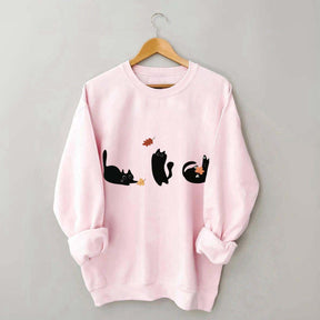 Comfort Colors Black Cats Fall Sweatshirt