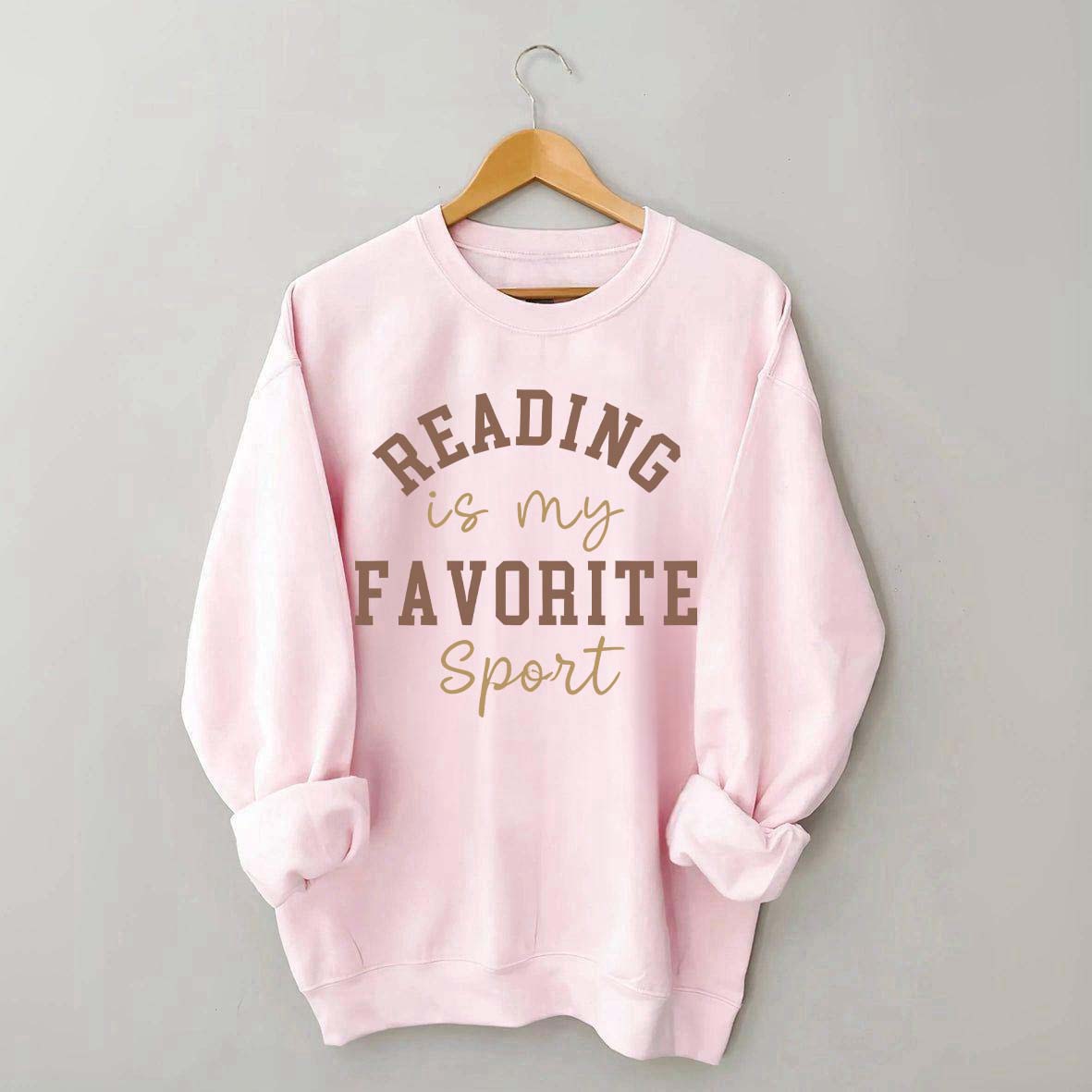 Reading Is my Favorite Sport Funny Sweatshirt