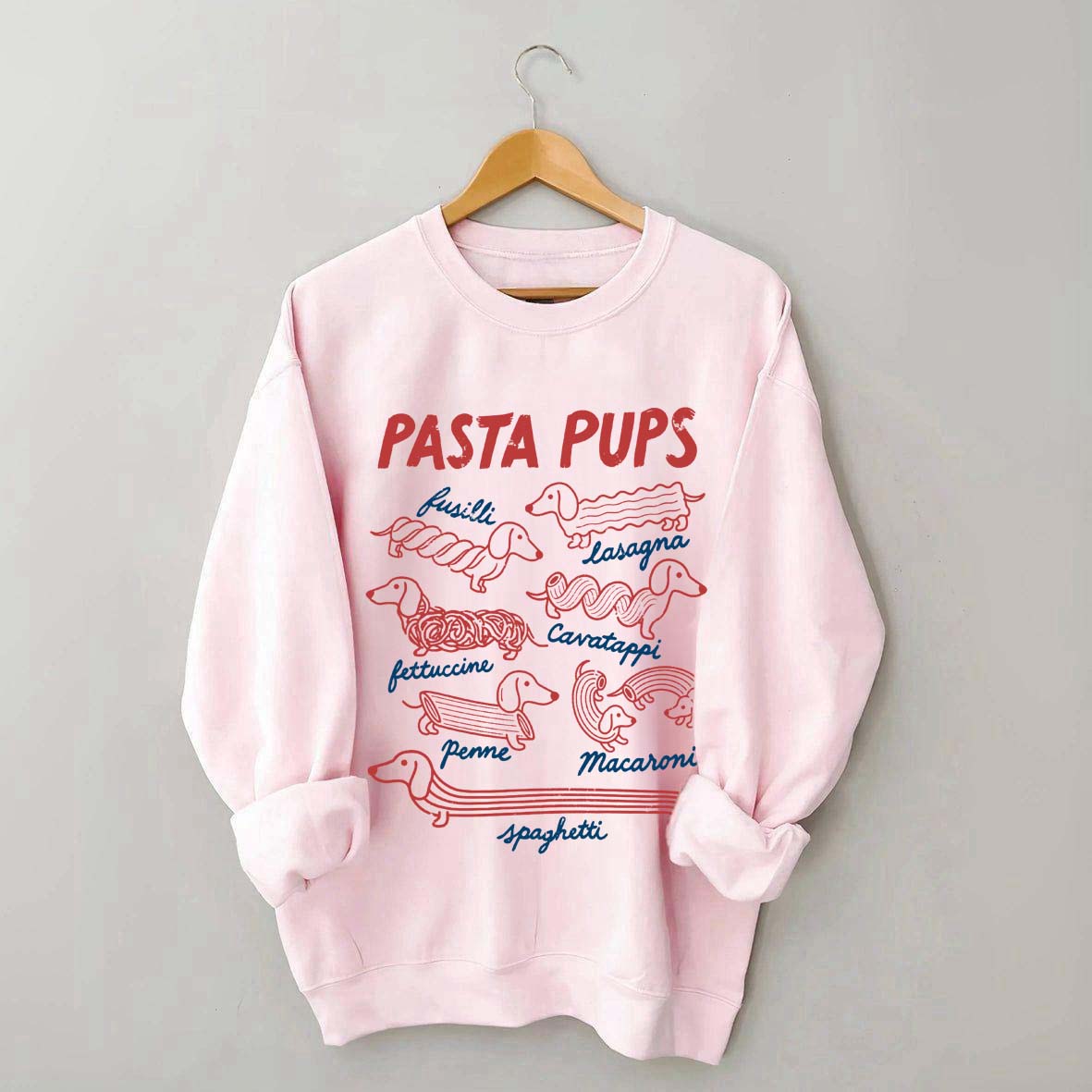 Comfort Colors Pasta Pups Dog Sweatshirt