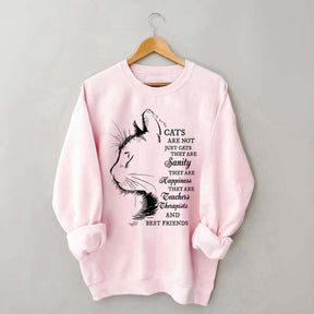 Inspirational Cat Quote Lover Sweatshirt