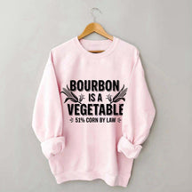 Funny Bourbon 51% Corn by Law Whiskey Sweatshirt