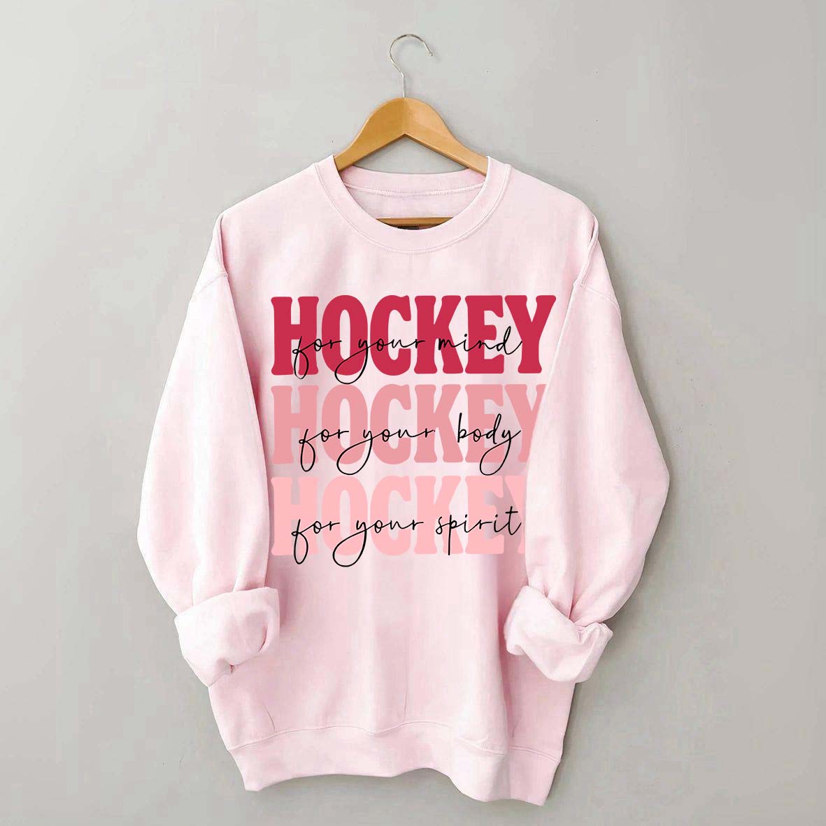 Hockey For Your Mind Motivational Sweatshirt