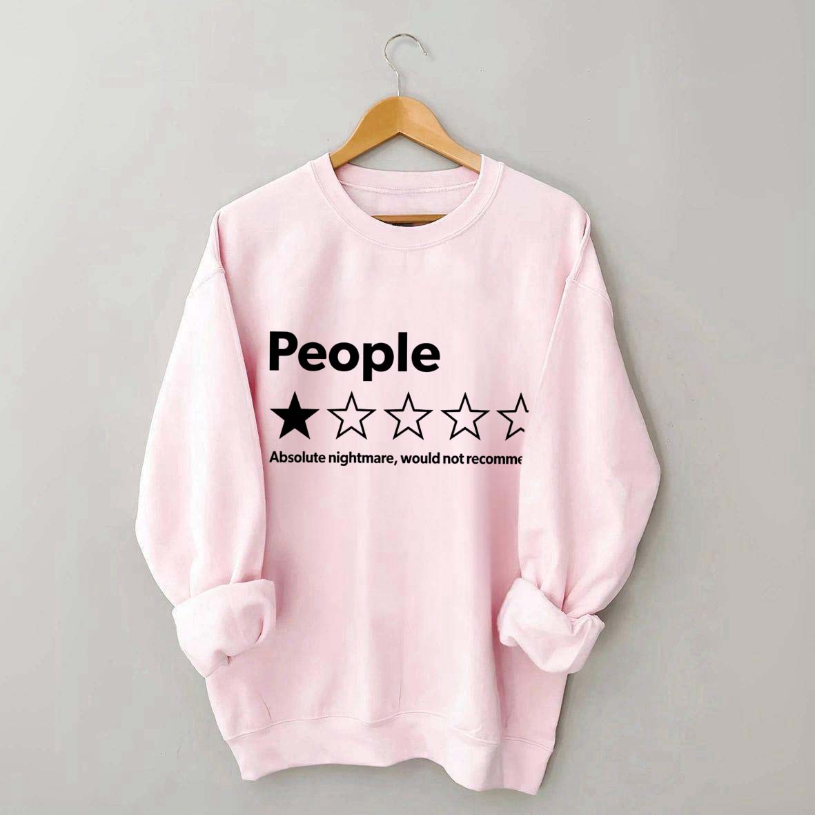 People One Star Review Sweatshirt
