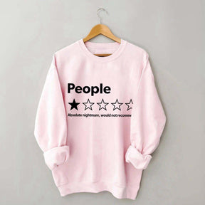 People One Star Review Sweatshirt