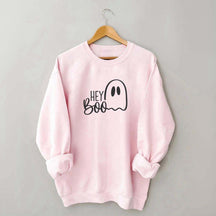 Cute Hey Boo Halloween Sweatshirt
