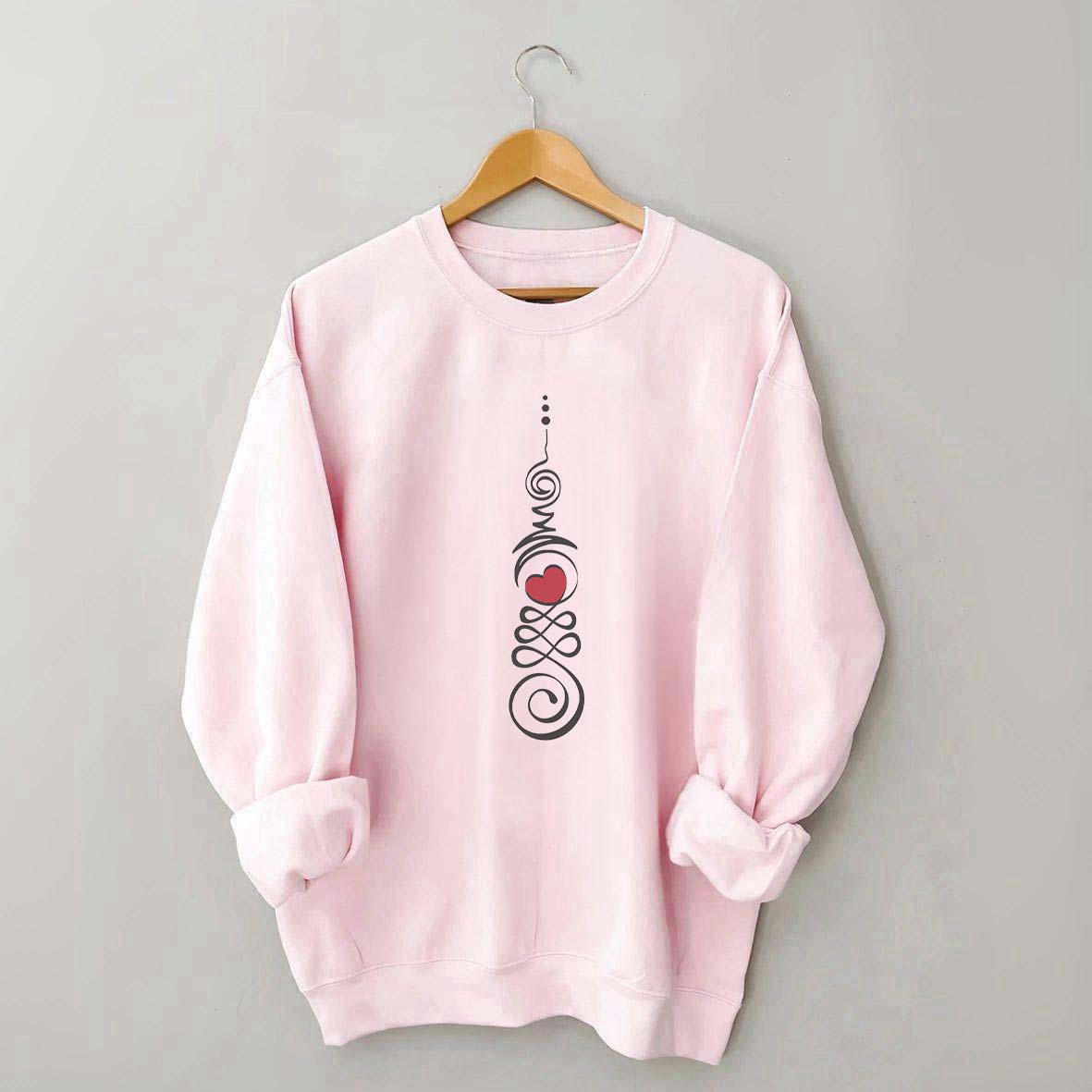 Heart Chakra Yoga Meditation Sweatshirt