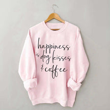 Happiness Is Dog Kisses & Coffee Sweatshirt