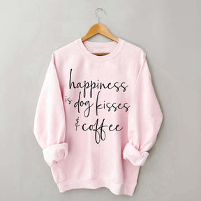 Happiness Is Dog Kisses & Coffee Sweatshirt