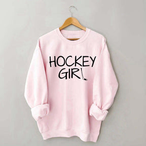 Hockey Girl Lover Cute Sweatshirt