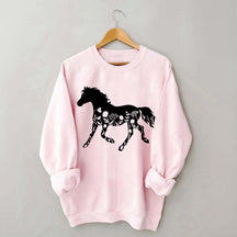 Floral Horse Sweatshirt