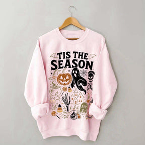 Tis' the Season Pumpkin Ghost Cute Sweatshirt