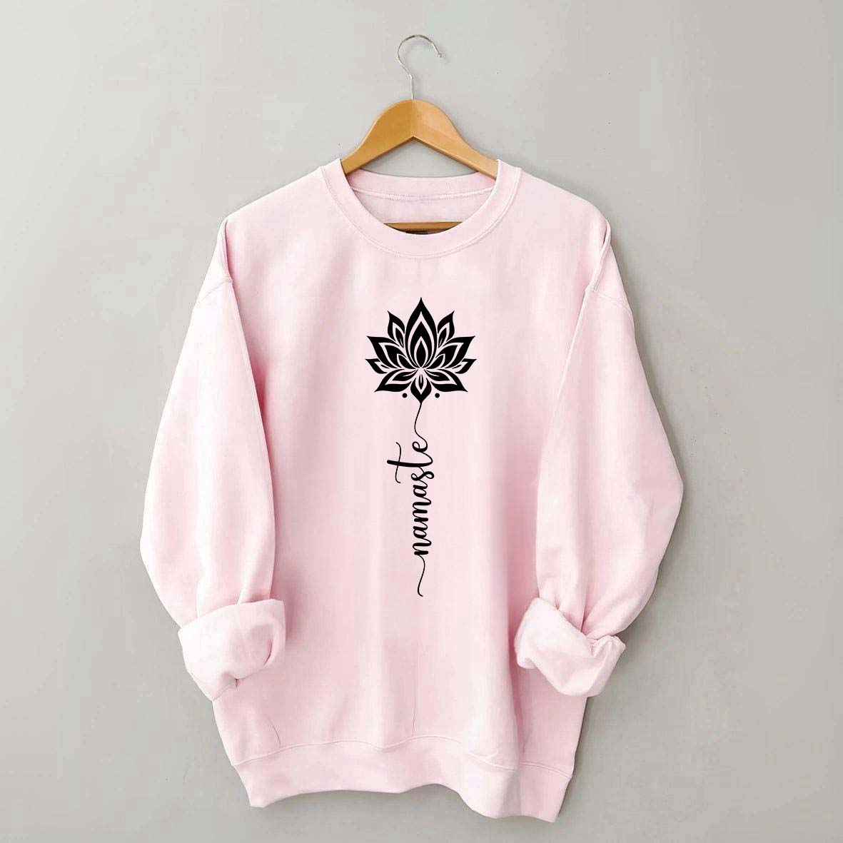 Namaste Lotus Flower Yoga Sweatshirt
