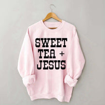 Sweet Tea + Jesus Minimalist Swatshirt