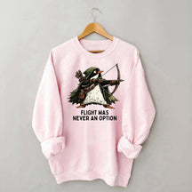 Tactical Penguin Flight Was Never An Option Sweatshirt