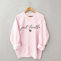 Positive Just Breathe Yoga Sweatshirt