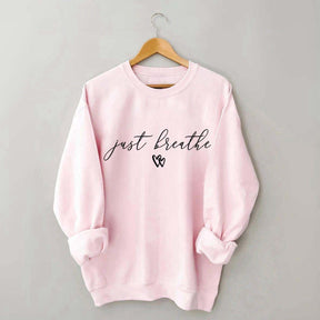 Positive Just Breathe Yoga Sweatshirt