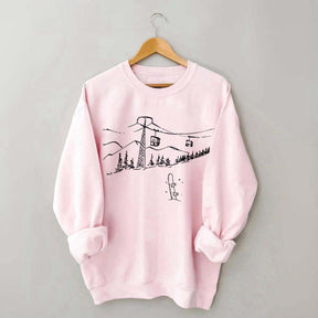 Snowboard Ski Winter Sweatshirt