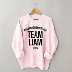 Custom Supporter Team Group Runner's Race Team Sweatshirt