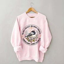 Radical Compassion Floral Bird Sweatshirt