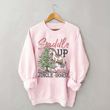 Saddle Up Your Jingle Horse Sweatshirt