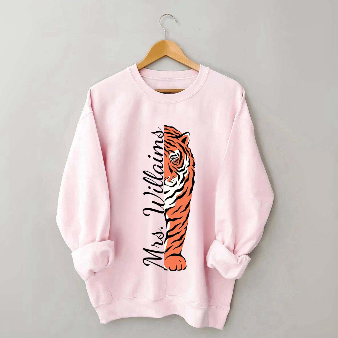 Personalized Tigers School Spirit Sweatshirt