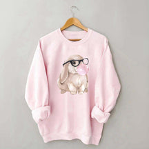 Cute Rabbit Easter Family Sweatshirt
