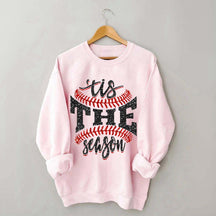 Tis The Season Baseball Sports Game Day Sweatshirt