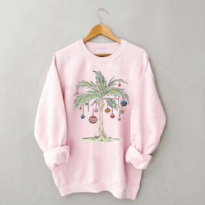 Christmas Palm Tree Sweatshirt