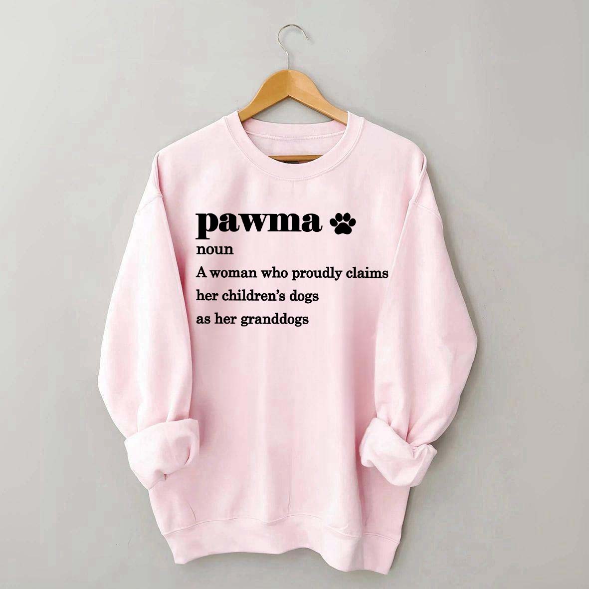 Pawma Definition Dog Mom Sweatshirt