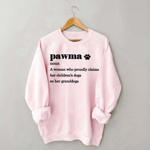 Pawma Definition Dog Mom Sweatshirt