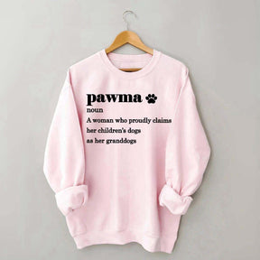 Pawma Definition Dog Mom Sweatshirt