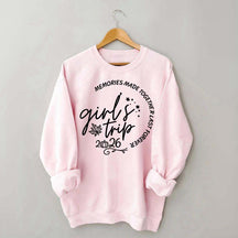 Personalized Year Matching Friends Fall Girls Trip Sweatshirt