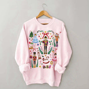 Vintage Christmas Nutcracker Holiday Sweatshirt