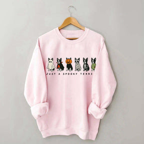Spooky Boston Terrier Halloween Sweatshirt