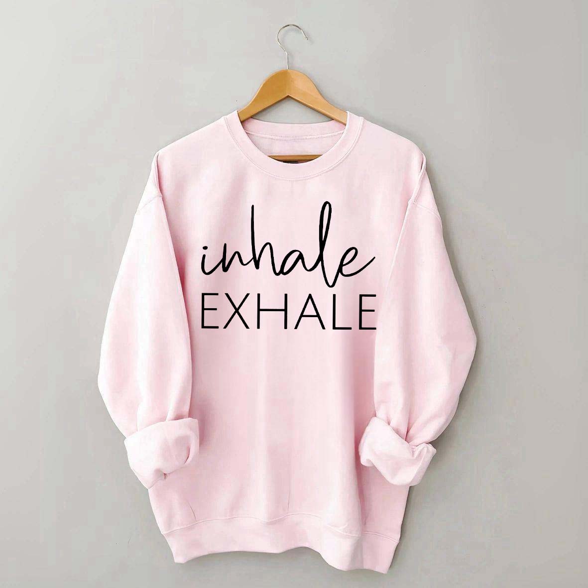 Inhale Exhale Yoga Mindfulness Sweatshirt