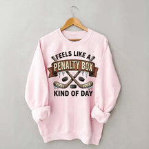 Funny Hockey Mom Festive Sports Sweatshirt