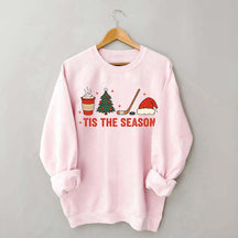 Tis The Season Hockey Christmas Sweatshirt