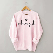 Yoga Workout Cute Pilates Girl Sweatshirt