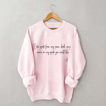 Custom Quote Favorite Author Sweatshirt