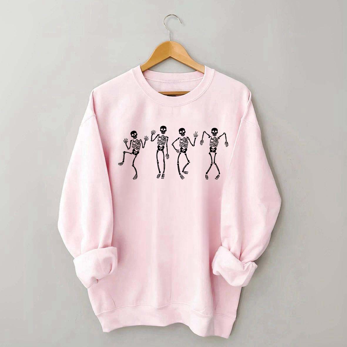 Minimalist Dancing Skeleton Sweatshirt