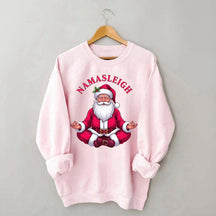 Namasleigh Santa Sweatshirt