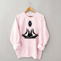 Yoga Pose Forest Sweatshirt